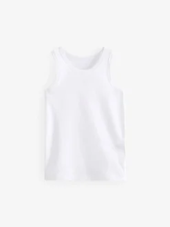 Next Blue Vests 5 Pack (1.5-16yrs)^BOY Multipacks|Tops