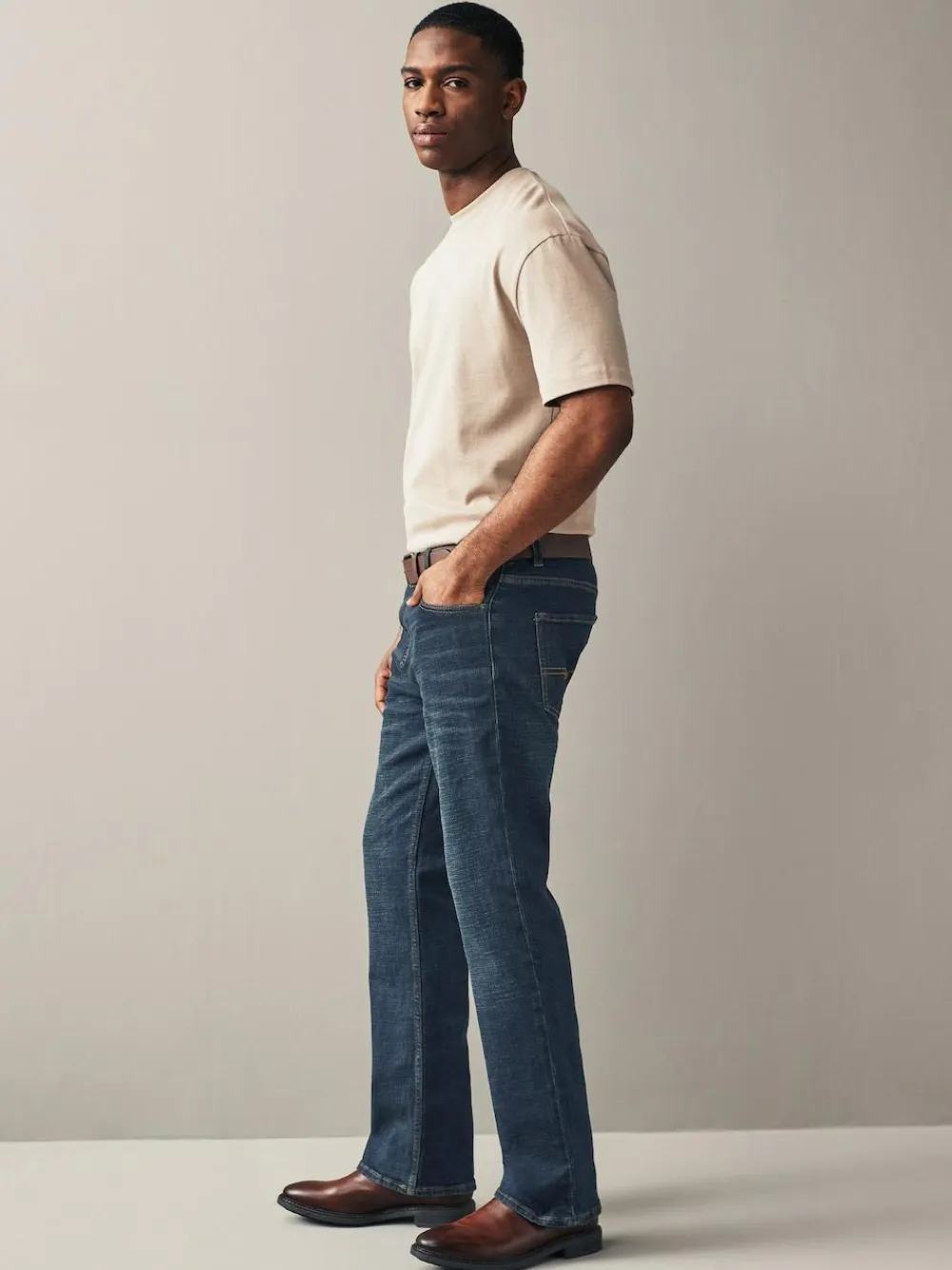 Next Bootcut Belted Authentic Jeans^ Jeans|Jeans