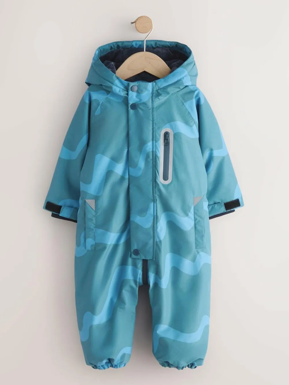 Online Next Waterproof Snowsuit (3mths-7yrs) Blue