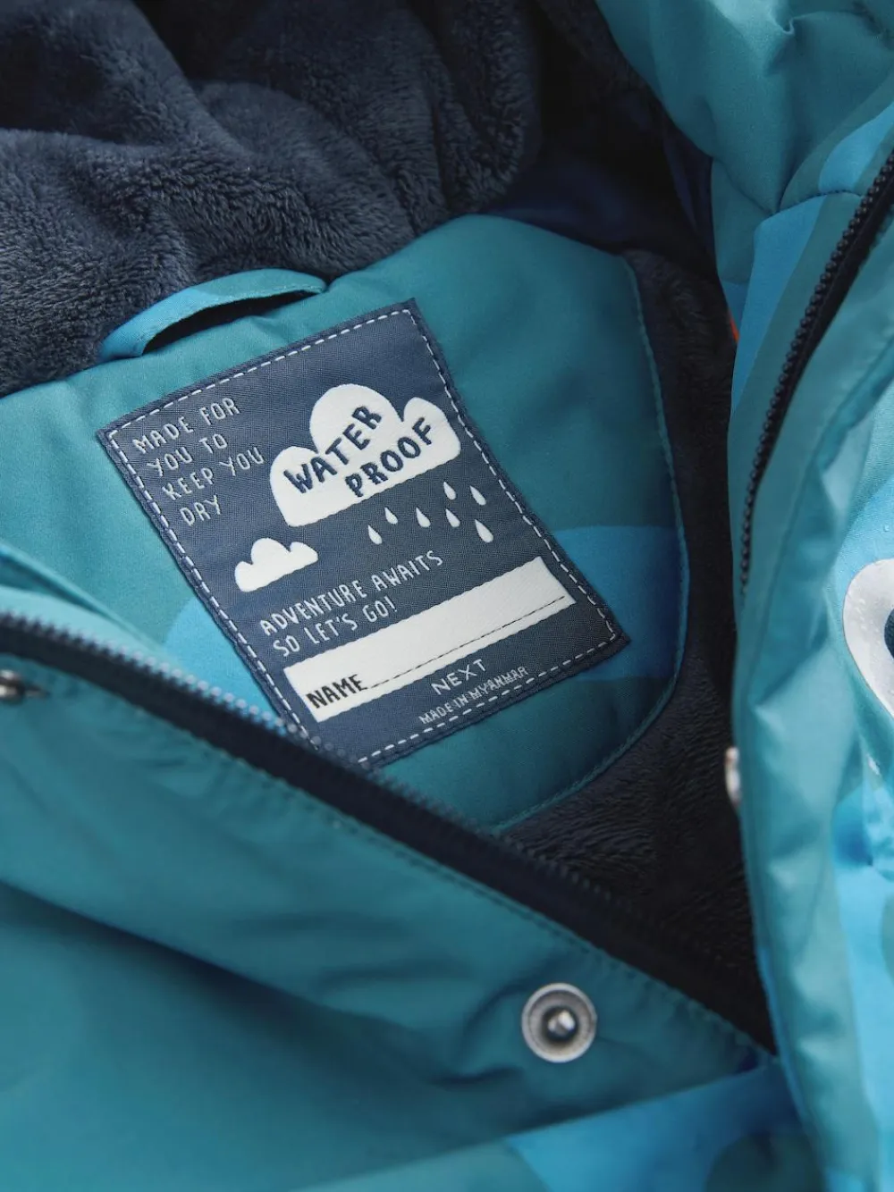 Online Next Waterproof Snowsuit (3mths-7yrs) Blue