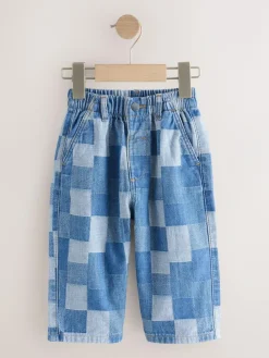 Next Blue Wide Leg Jeans (3mths-7yrs)
