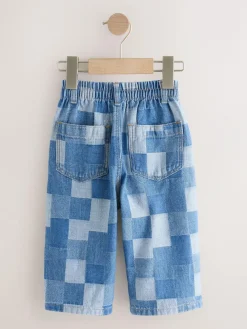 Next Blue Wide Leg Jeans (3mths-7yrs)