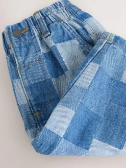 Next Blue Wide Leg Jeans (3mths-7yrs)