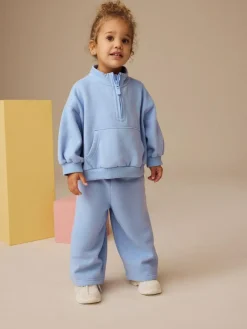 Discount Next Blue Wide Leg Sweat Joggers (3mths-7yrs)