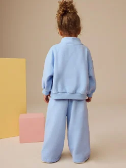 Discount Next Blue Wide Leg Sweat Joggers (3mths-7yrs)