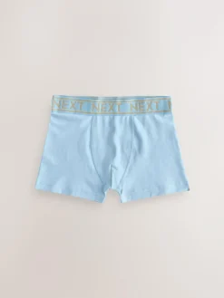 Outlet Next Blue with Gold Waistband Trunks 7 Pack (2-16yrs)