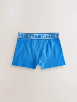 Outlet Next Blue with Gold Waistband Trunks 7 Pack (2-16yrs)