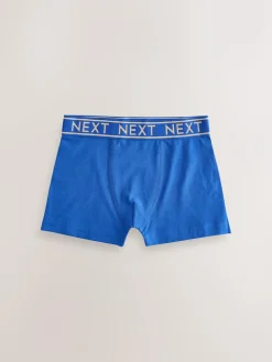 Outlet Next Blue with Gold Waistband Trunks 7 Pack (2-16yrs)