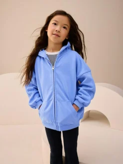 Hot Next Blue Zip Through Hoodie (3-16yrs)