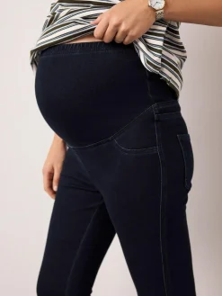 Hot Next Blue/Black Maternity Denim Jeggings 2 Pack