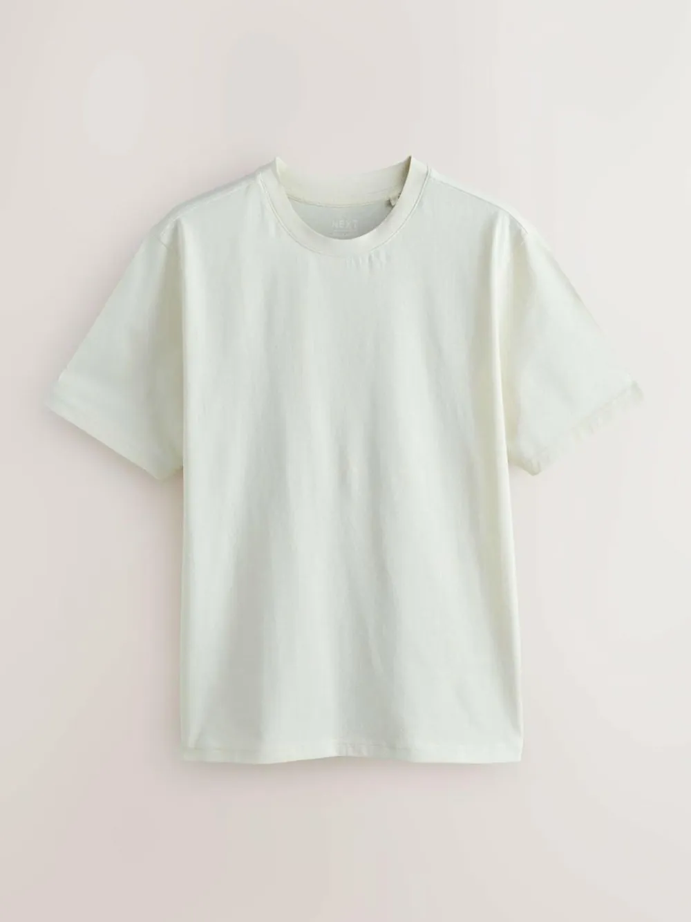 Clearance Next Blue/Black/Orange/Green/Grey/Ecru White Regular Fit Essential Cotton T-Shirts 6 Pack