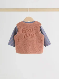 Next Baby Gilet Top and Leggings Set (0mths-2yrs)^BOY Baby Boys|Baby Boys