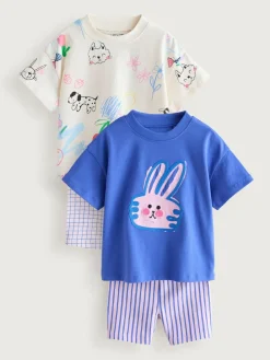 Next Top & Cycle Shorts Set 2 Pack (3mths-7yrs)^ Shorts & Skirts|Baby Girls