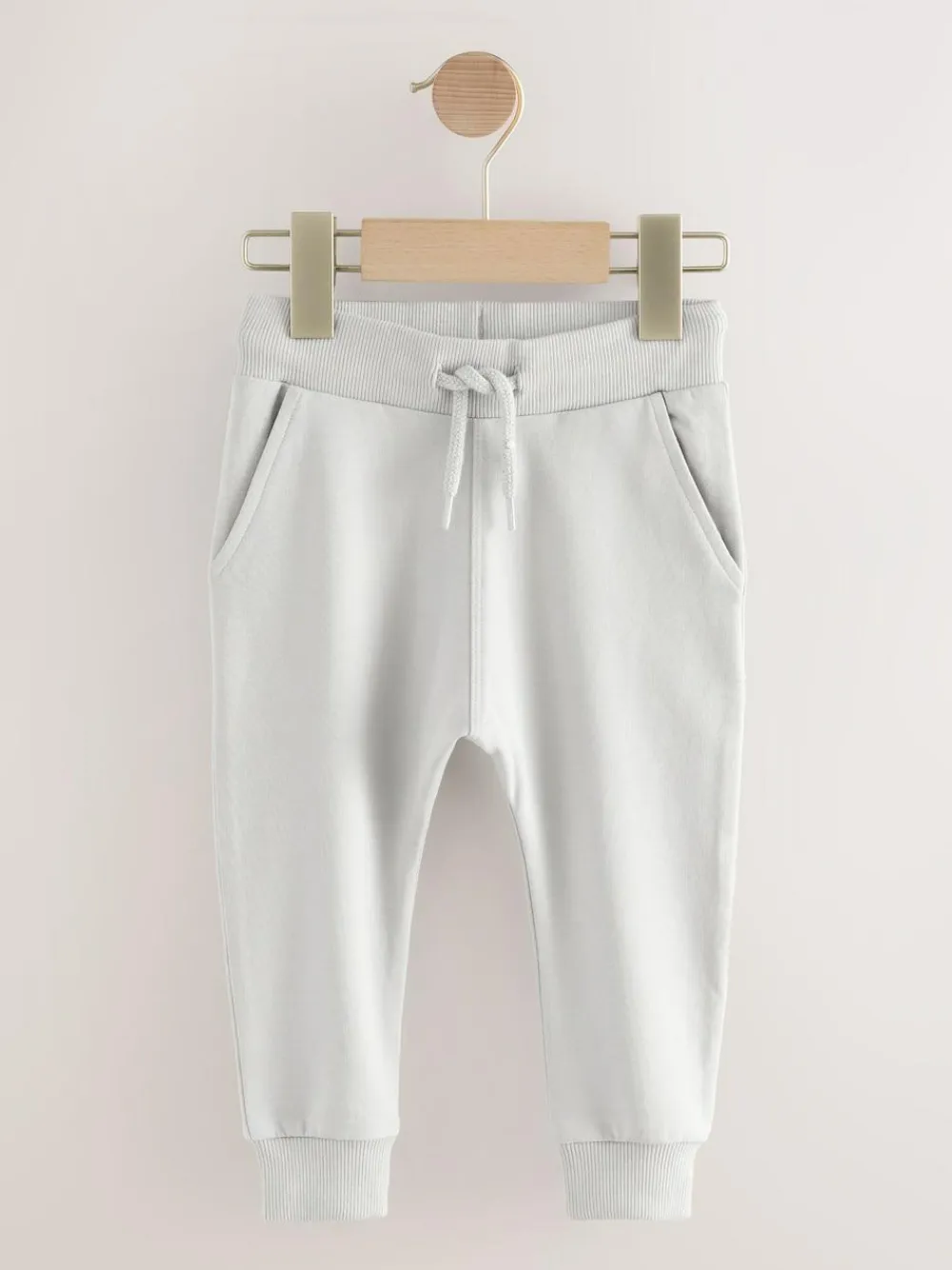 Sale Next Blue/Ecru/ Navy Blue Skinny Fit Joggers 5 Pack (3mths-7yrs)