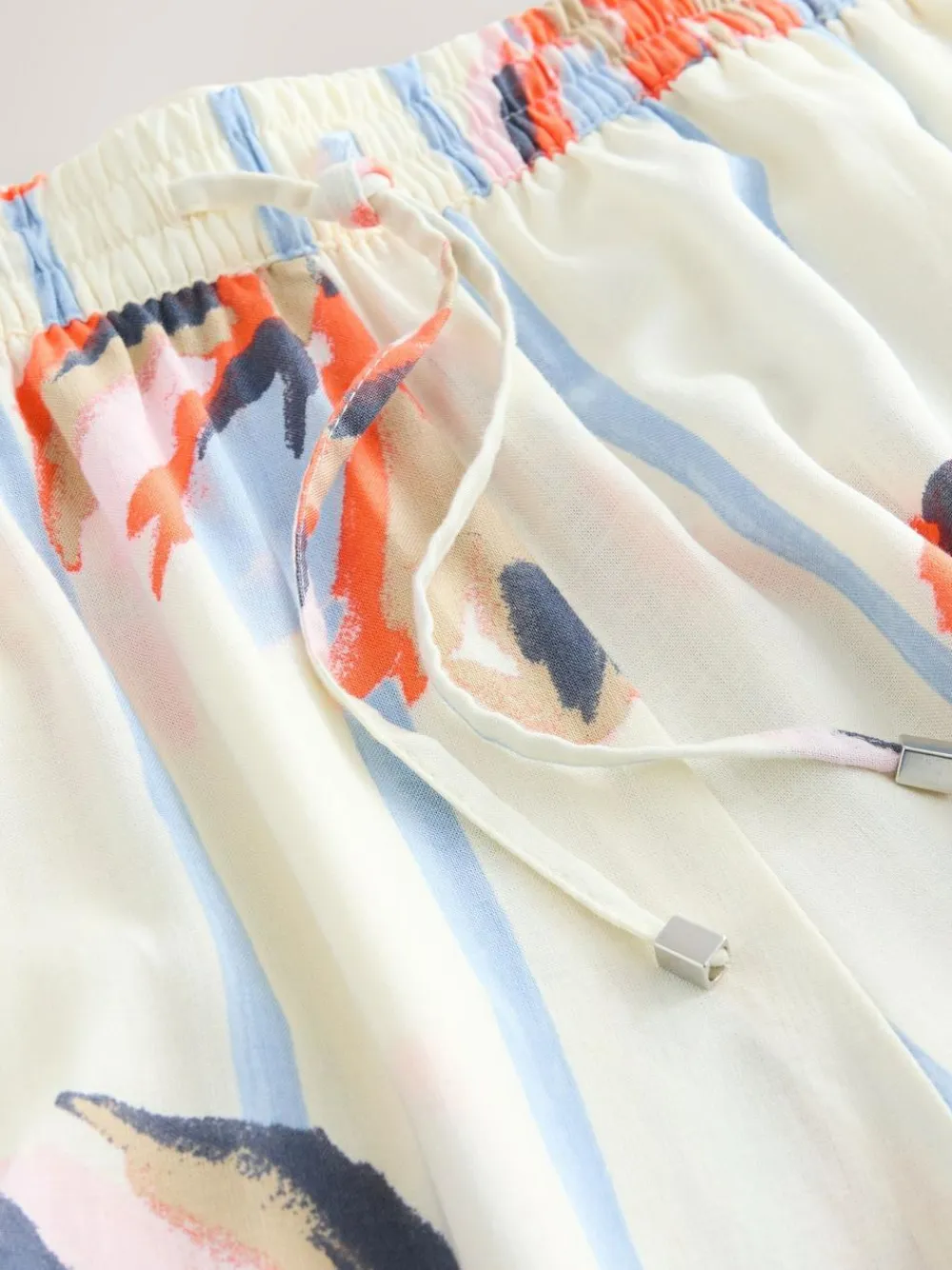 Next Pull On Wide Leg Trousers With Linen^Women Pants