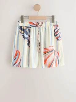 Clearance Next Shorts with Linen Blue/Ecru