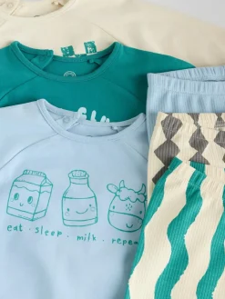 Next Baby Top & Leggings 6 Piece Set (0mths-3yrs)^BOY Tops|Sets & Co-Ords