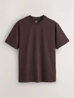 Next Blue/Green/Grey/Orange/White/Brown Regular Fit Essential Cotton T-Shirts 6 Pack^ Nightwear|Tops & T-Shirts