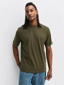 Next Blue/Green/Grey/Orange/White/Brown Regular Fit Essential Cotton T-Shirts 6 Pack^ Nightwear|Tops & T-Shirts