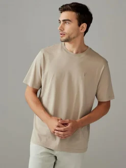 Next Blue/Green/Neutral/Brown Regular Fit T-Shirts 4 Pack