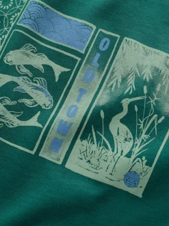 Next Blue/Green/Pink Regular Fit Graphic Print T-Shirts 3 Pack^ Tops & T-Shirts