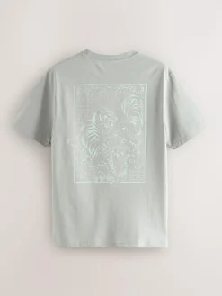 Next Blue/Green/Pink Regular Fit Graphic Print T-Shirts 3 Pack^ Tops & T-Shirts