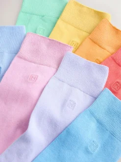 Hot Next 8 Pack Embroidered Lasting Fresh Socks Blue/Green/Purple