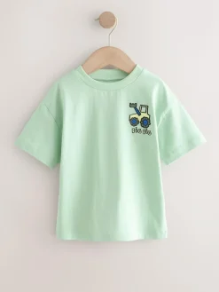 Next Small Short Sleeve Graphic T-Shirts 5 Pack (3mths-7yrs)^BOY Tops|Tops