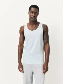 Next 100% Cotton Layering Vests 5 Pack Blue/Grey