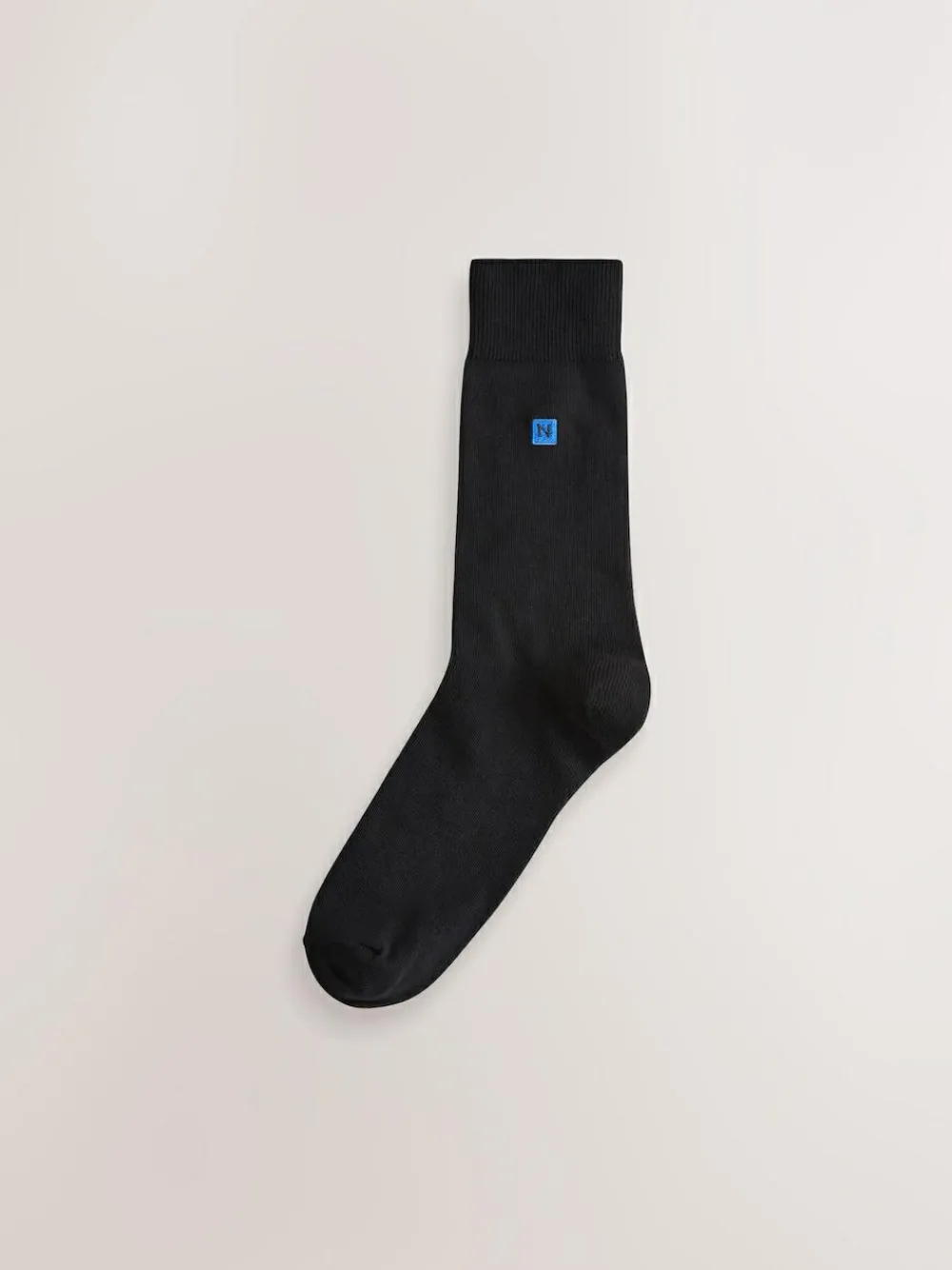 Sale Next Blue/Grey Logo Embroidered Lasting Fresh Socks 8 Pack