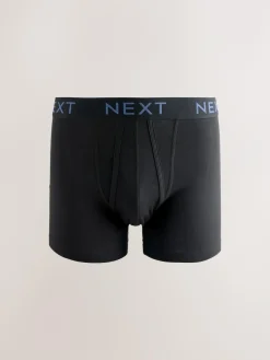 Next Blue/Grey Marl A-Front Boxers 10 Pack^ Underwear|Underwear