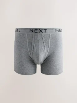 Next Blue/Grey Marl A-Front Boxers 10 Pack^ Underwear|Underwear