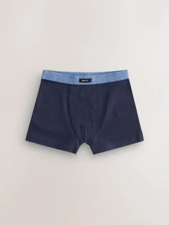 Online Next Soft Waistband Trunks 10 Pack (2-16yrs) Blue/Grey