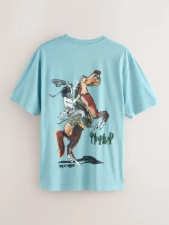 Next Blue/Grey Terry Urban Short Sleeve Jersey Pyjamas Set^ Pyjamas