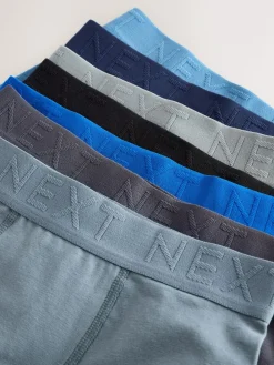 New Next Blue/Grey Trunks 7 Pack (2-16yrs)
