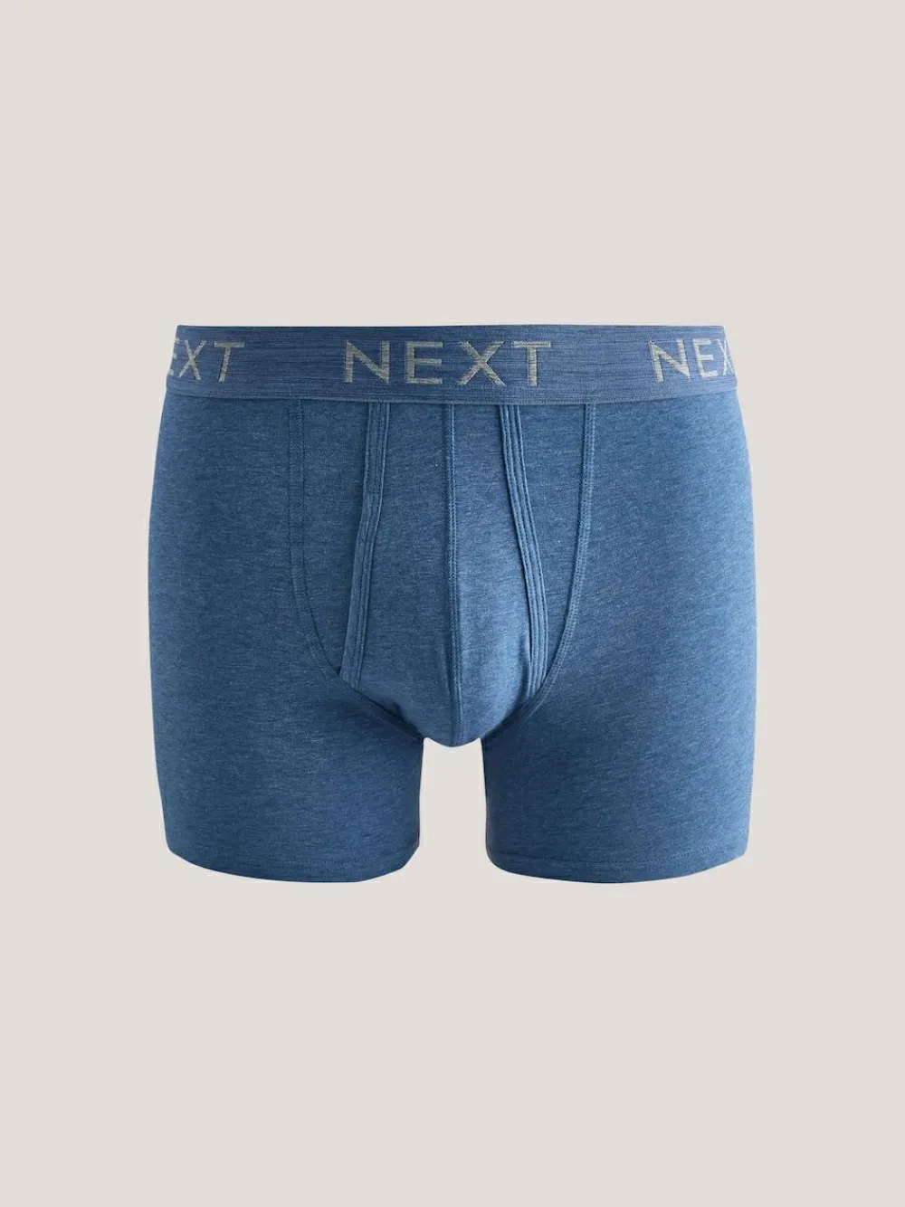 Next Blue/Grey/Black 5 Pack A-Front Cotton Rich Boxers^ Underwear|Underwear