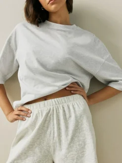 Next Blue/Grey/Pink Floral Short Set Pyjamas 3 Pack^Women Pyjamas|All Night & Lounge