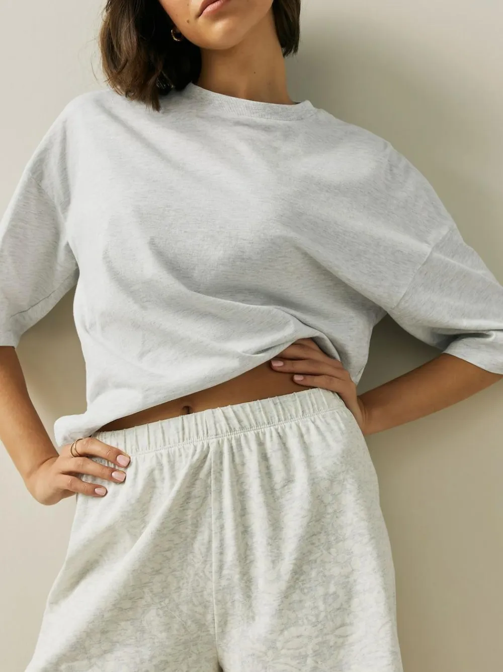 Next Blue/Grey/Pink Floral Short Set Pyjamas 3 Pack^Women Pyjamas|All Night & Lounge