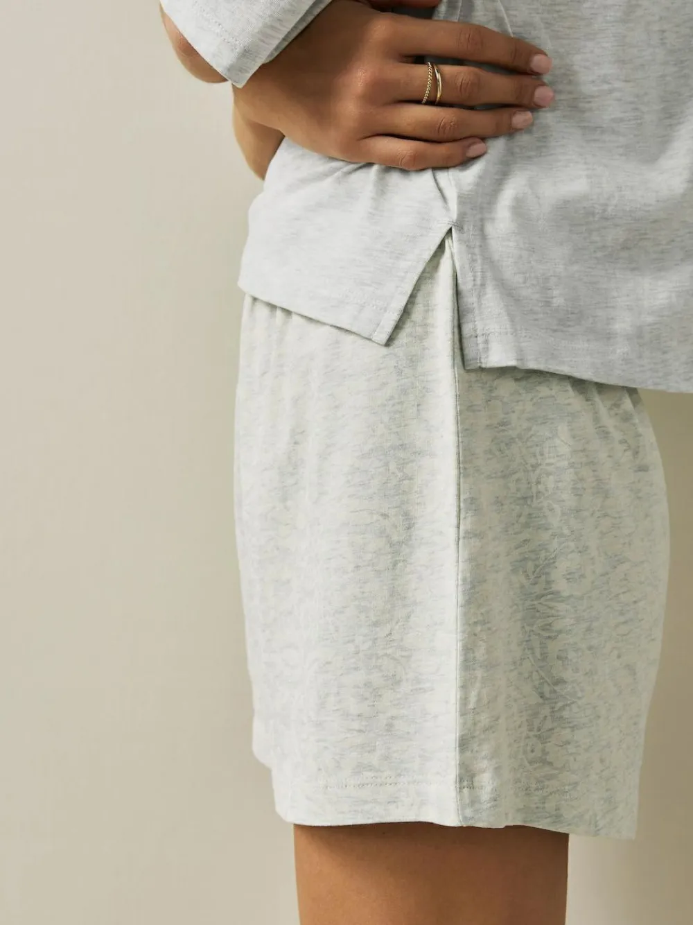 Next Blue/Grey/Pink Floral Short Set Pyjamas 3 Pack^Women Pyjamas|All Night & Lounge