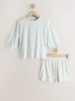 Next Blue/Grey/Pink Floral Short Set Pyjamas 3 Pack^Women Pyjamas|All Night & Lounge