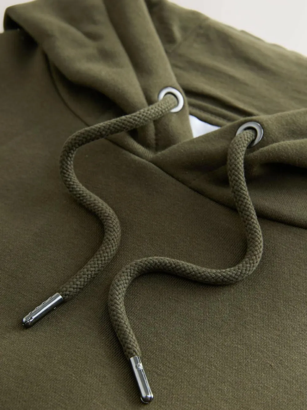 Hot Next Cotton Rich Jersey Overhead Hoodies 2 Pack Blue/Khaki Green