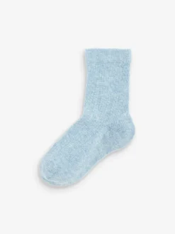 Sale Next Cotton Rich Fine Rib Socks 7 Pack Blue/Navy