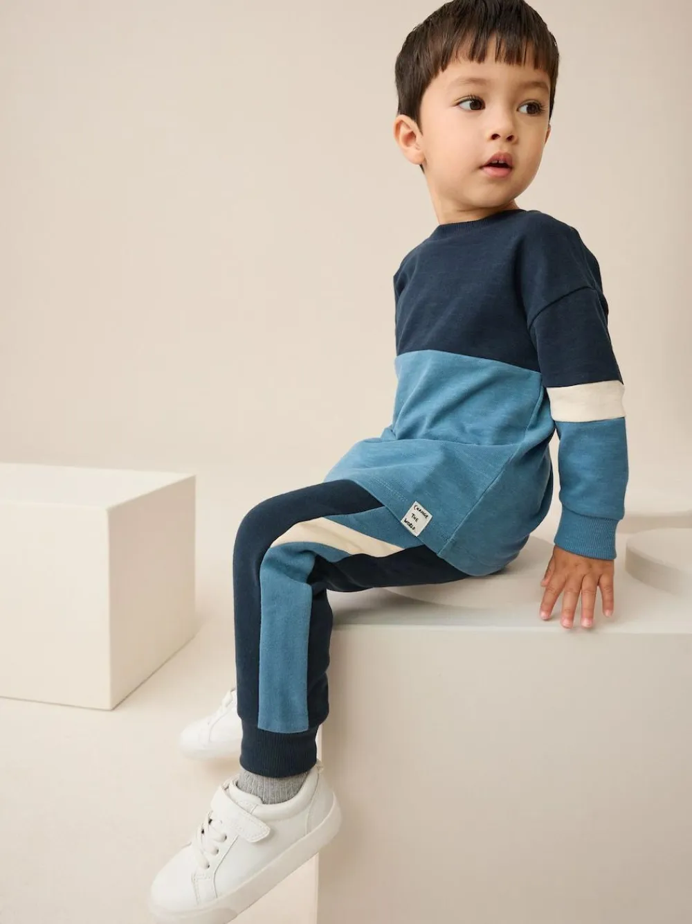Next Long Sleeve Soft Touch T-Shirt and Joggers Set (3mths-7yrs)^BOY Sets & Co-Ords|Sets & Co-Ords