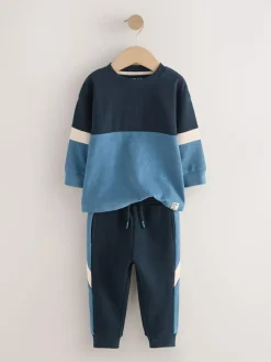 Next Long Sleeve Soft Touch T-Shirt and Joggers Set (3mths-7yrs)^BOY Sets & Co-Ords|Sets & Co-Ords