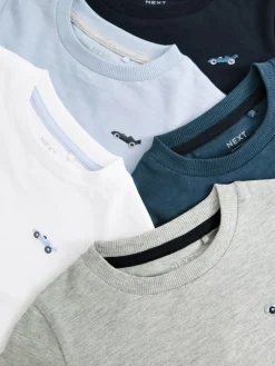 Next Long Sleeve T-Shirts 5 Pack (3mths-7yrs)^BOY Tops|Tops