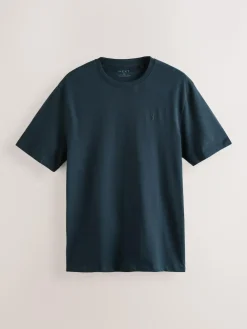 Sale Next Blue/Navy/White/Steel Regular Fit T-Shirts 4 Pack