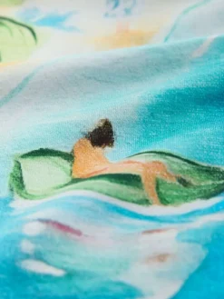 Clearance Next Jersey Shift Dress Blue/Pink