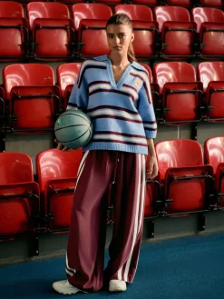 Next Open Collar Polo Half Sleeve Jumper With Wool^Women Knitwear|Knitwear