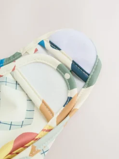 Sale Next Blue/Red Transport Weaning And Feeding Sleeved Bib