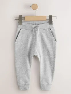 Online Next Blue/Rust Orange/ Khaki Green Skinny Fit Joggers 5 Pack (3mths-7yrs)